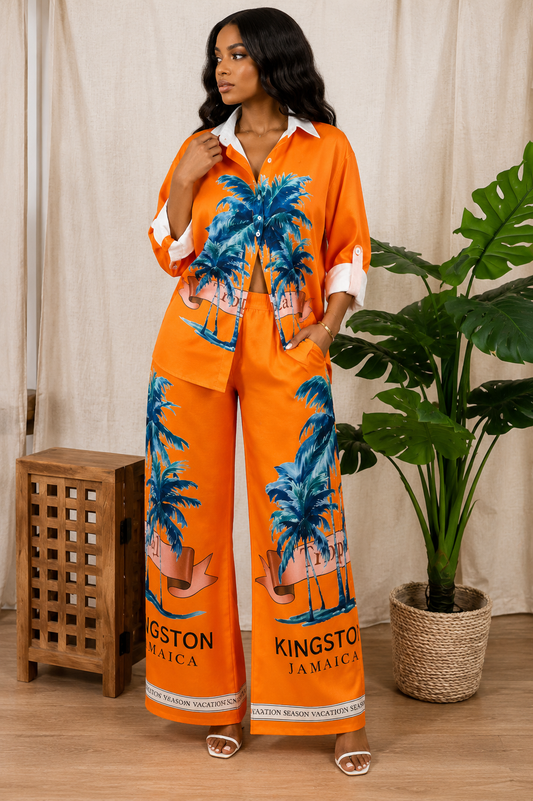 Kingston Palms Two-piece Set