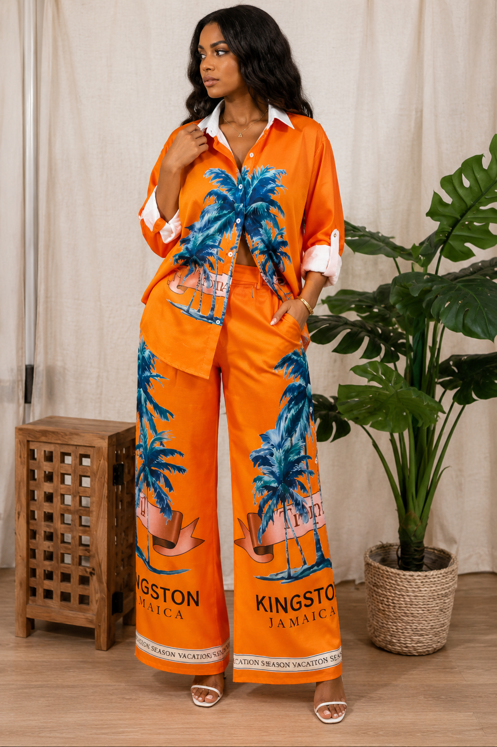 Kingston Palms Two-piece Set
